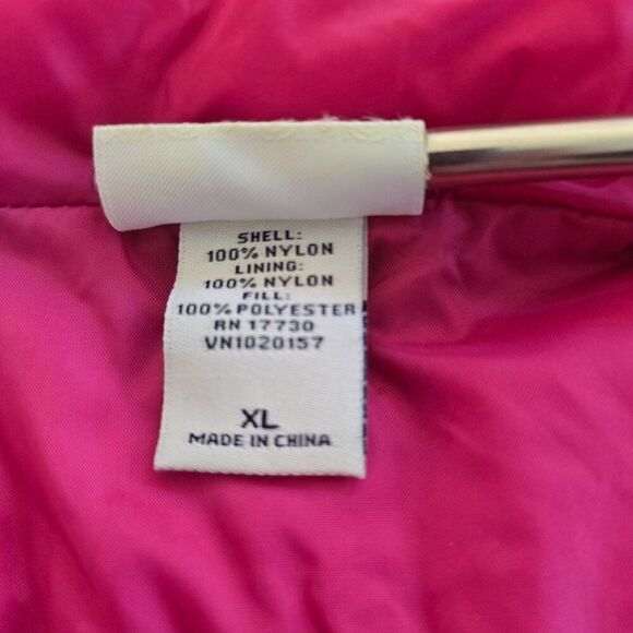 Cherokee Girls Juniors Pink Puffer Vest Size XL - Picture 7 of 7